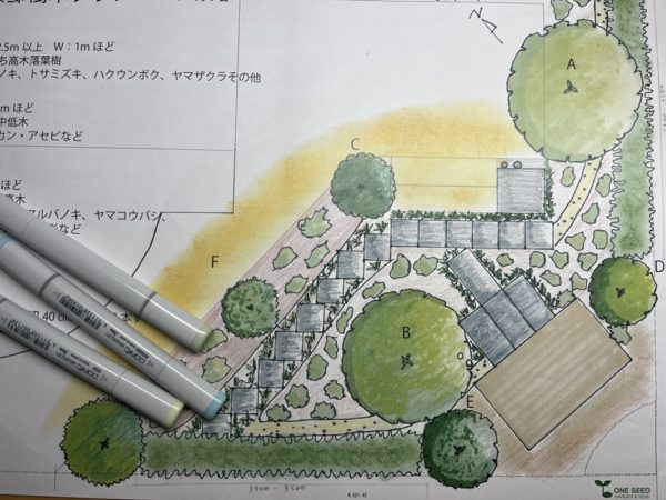 横浜市青葉区　庭　ガーデンデザイン　ガーデニング