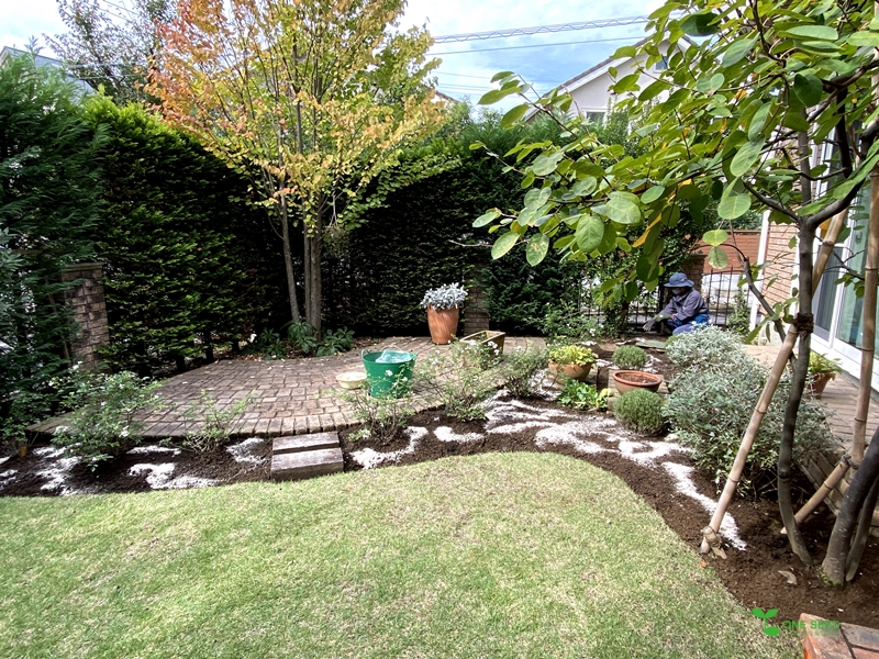 横浜市青葉区庭　ガーデンデザイン　ガーデニング