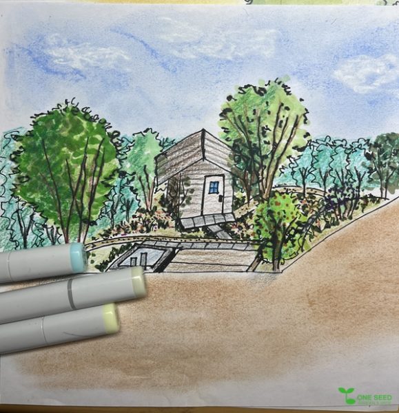 横浜市青葉区　庭　ガーデンデザイン　ガーデニング